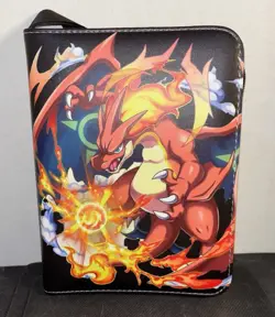 Mega Charizard X/Y Pokemon Card Binder Zip Three Ring 3 Ring - Image 1