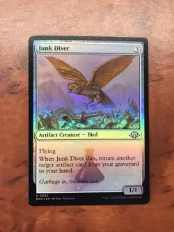 Junk Diver Foil MTG Magic the Gathering Card NM Near Mint Modern Horizons MH3 - Image 1