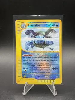 Blastoise 37/165 Reverse Holo - 2002 Expedition Base Set - Pokemon Card - Image 1