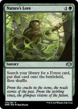 Nature's Lore -Foil Near Mint MTG Dominaria Remastered - Image 1