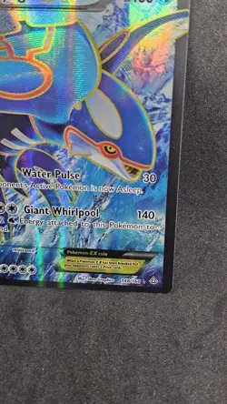 Pokemon XY Primal Clash Full Art Ultra Rare Holo Card Kyogre EX 148/160 LP - Image 4