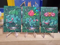 Bulbasaur, Ivysaur, Venusaur - 2024 Card Database 1 Cracked Ice Holo US Seller - Image 1