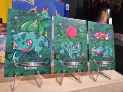 Bulbasaur, Ivysaur, Venusaur - 2024 Card Database 1 Cracked Ice Holo US Seller - Image 2