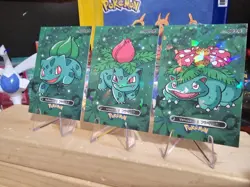 Bulbasaur, Ivysaur, Venusaur - 2024 Card Database 1 Cracked Ice Holo US Seller - Image 3