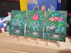 Bulbasaur, Ivysaur, Venusaur - 2024 Card Database 1 Cracked Ice Holo US Seller - Image 4
