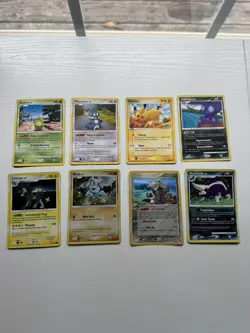 Pokemon TCG 8 Card Lot Diamond & Pearl, Power Keepers, Stormfront, Pikachu - Image 1