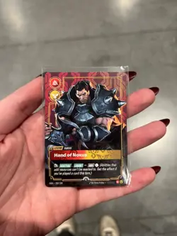 Riftbound Vegas Regional Prize Wall Metal Promo Darius Metal Card 1/35 - Image 1