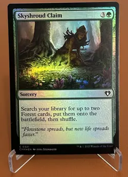 Skyshroud Claim Commander Masters Foil - Image 1