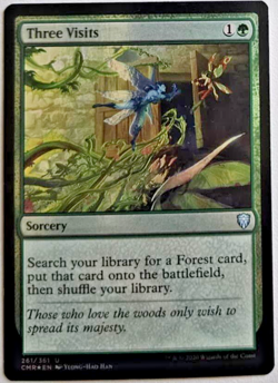 Three Visits Commander Legends Foil - Image 1