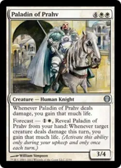 MTG - Paladin of Prahv - Duel Decks: Knights vs. Dragons - NM, English Magic FLA - Image 1