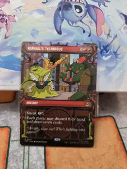 Raphael's Technique (Showcase) Rare MTG Ninja Turtles - Image 1