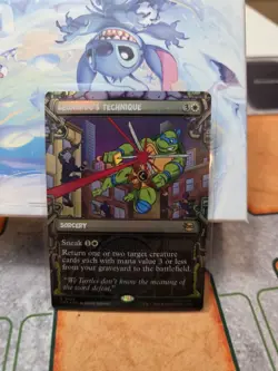 Leonardo's Technique (Showcase Foil) Rare MTG Ninja Turtles - Image 1
