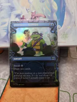 MTG - Donatello's Technique (Showcase Foil) - Teenage Mutant Ninja Turtles NM/M - Image 1