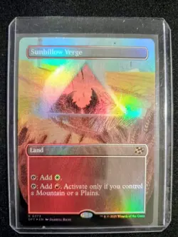 MTG Foil Sunbillow Verge (Borderless) - Aetherdrift (DFT) - Image 1