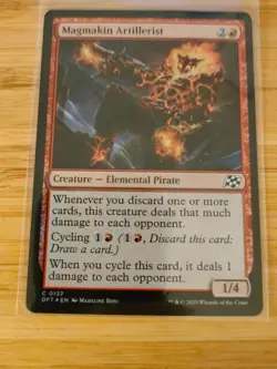 MTG Magmakin Artillerist (Foil) 0137 Aetherdrift M/NM Free UK P&P - Image 1