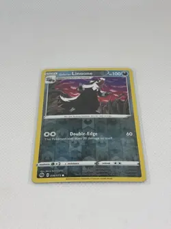 Pokemon TCG Holo Galarian Linoone 036/073 Stage 1 2020 Card - Image 1