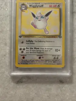 1999 Pokemon Jungle 1st Edition Wigglytuff 32/64 PSA 8 NM-MT - Image 3