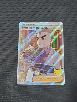 Pokemon Celebrations "Professor's Research" 24/25 / Ultra Rare / Near Mint - Image 1
