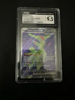 2024 Pokemon Iron Leaves ex Holo #186 Scarlet & Violet: Temporal Forces CGC 9.5 - Image 1