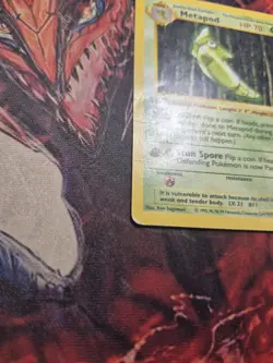 1999 Pokemon TCG Metapod 1st Edition Shadowless Base Set 54/102 MP/HP - Image 2