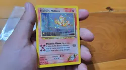 Blaine’s Moltres 1/132 Holo Rare Pokemon Gym Heroes Unlimited Edition Mod Play - Image 1