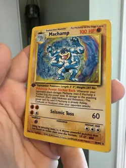 Machamp 8/102 - Pokemon TCG Base Set 1st Edition DMG - Image 4