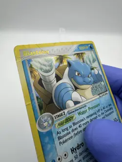 Pokemon TCG Reverse Holo Blastoise Stamped 14/100 Crystal Guardians - DMG - Image 2