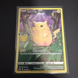 Pokemon TCG ~ Pikachu Full Art Holo Celebrations 005/025 Mint Rare - Image 1