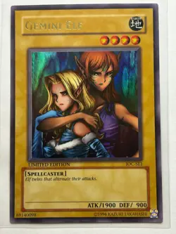 Gemini Elf IOC-SE1 YuGiOh Invasion of Chaos NM - Image 1