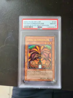 Exodia the Forbidden One LOB-124 The Legend of Blue Eyes White Dragon Unlimited - Image 1