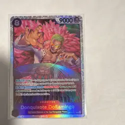 Bandai Donquixote Doflamingo One Piece CCG OP10-071 OP10 Super Rare Holo - Image 1