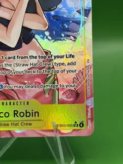 Nico Robin English EB03-055 Alt Art Extra Booster Heroines Edition Prerelease - Image 4