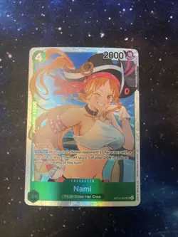 Nami OP14-031 SR The Azure Sea's Seven One Piece English NM - Image 1