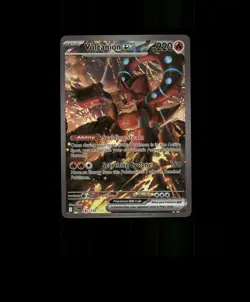Fan-ART READ DESCRIPTION BELOW HOLO Volcanion Card Volcanion Pokemon Card p2 - Image 1