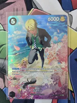 Sanji ST14-003 OP10 Royal Blood SP Full Art One Piece Card Game English - Image 3