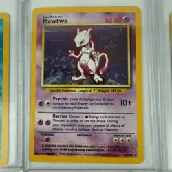 Pokemon Lot of 8 Cards Holo Mewtwo Vaporeon Lapras Gyarados Wigglytuff and more - Image 2