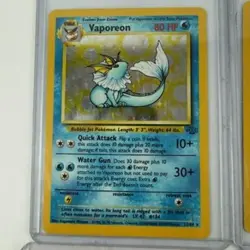 Pokemon Lot of 8 Cards Holo Mewtwo Vaporeon Lapras Gyarados Wigglytuff and more - Image 3