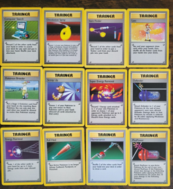 1999 Pokemon TCG Base Set Unlimited Trainer Card Lot of 23 Rare - Image 1