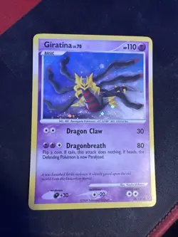 Pokemon TCG Giratina 28/127 Platinum Set Holo Rare Card 2009 - Image 1