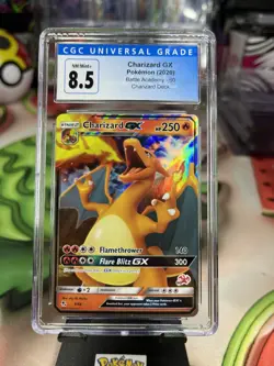 CGC 8.5 2020 Charizard GX Battle Academy Holo Card #60 Charizard Deck - Image 1