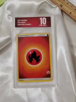 BDG Graded 2017 Pokemon TCG Fire Energy Charizard Stamped Card 10 Gem Mint - Image 2