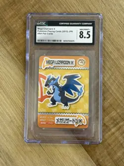 Pokemon 2015 Ana Pair Card Mega Charizard X CGC 8.5 - Image 1