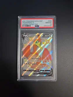 Pokemon Card PSA 10 Cramorant V Shiny Shining Fates Tin Promo SWSH086 2021 - Image 1