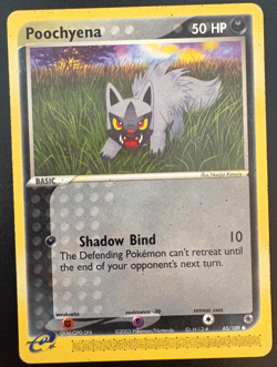 Pokemon Card Poochyena 65/109 Ruby and Sapphire LP/MP - Image 1
