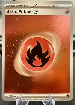 Basic Fire Energy - Pokemon TCG Cards - Scarlet & Violet 151 - Cosmos Holo - NM - Image 1