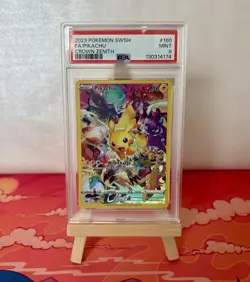 Pokemon Pikachu TCG Crown Zenith Holo Card 160/159 Secret Rare PSA 9 MINT ✨ - Image 1