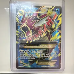 Pokemon M Gyarados EX Breakpoint Full Art Holo Rare Mega 115/122 240 HP Card - Image 1