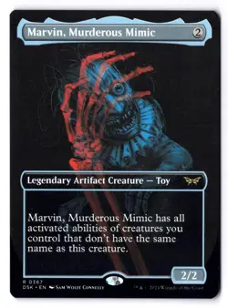 Marvin Murderous Mimic NM* SHOWCASE Duskmourn ENGLISH 0367 mtg -UnltdCards - Image 1