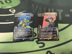 Leonardo, The Balance & Casey Jones Back Alley Brute Surge Foil Digi Alt Art MTG - Image 1