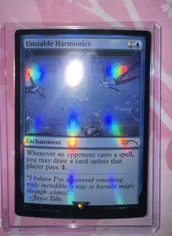 Magic: The Gathering Enchantment Unstable Harmonics Foil Rare NM - Image 3